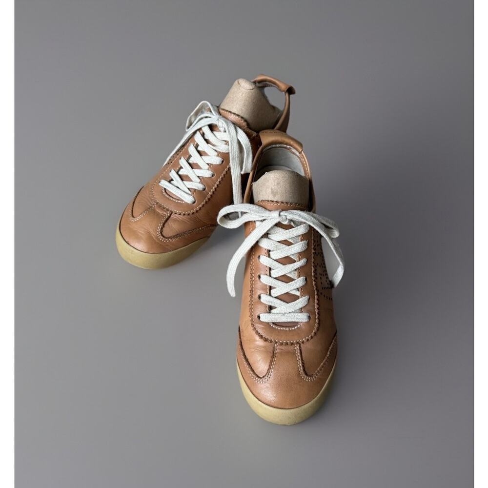 Tory Burch Howell Court Sneakers | Blush Pink Leather Logo Sneakers | Size 11